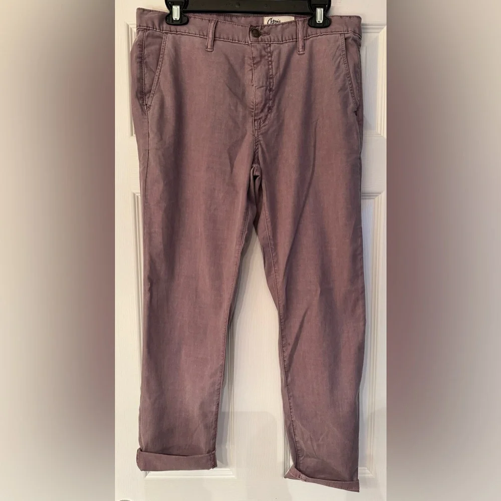COSMIC Blue Love Moriah Pink Straight Leg Pant in Woodrose Size 28